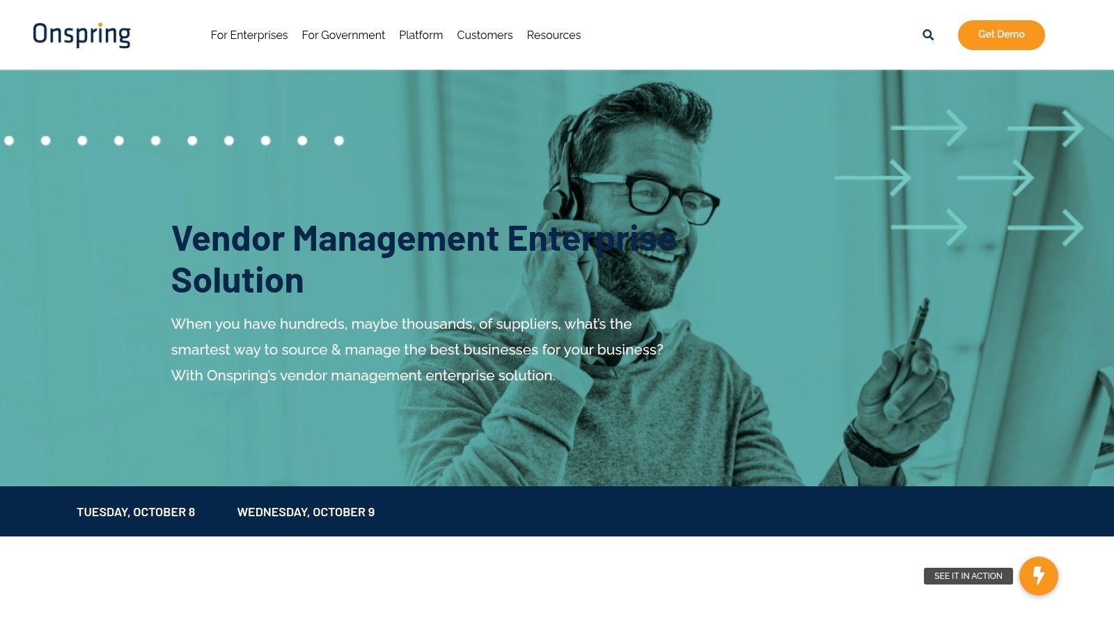 Onspring Vendor Management