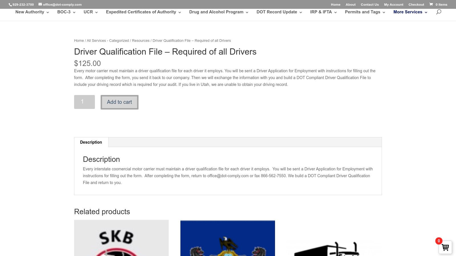 DOT Compliance Services