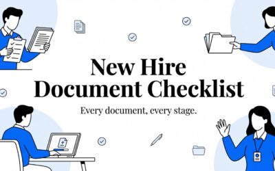 New Hire Onboarding Document Checklist (Complete Template)