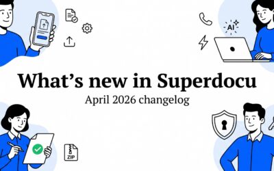 What’s new in Superdocu — April 2026