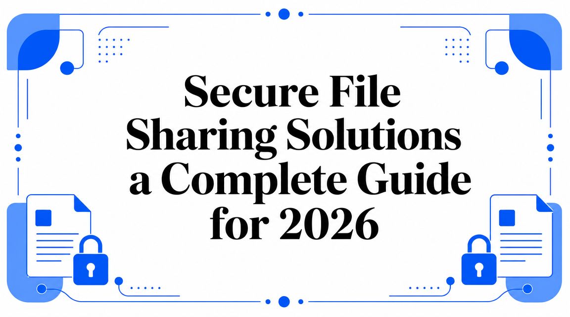 Secure File Sharing Solutions a Complete Guide for 2026