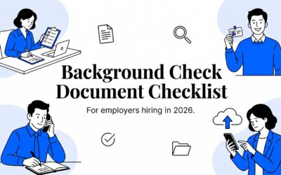 Background Check Document Checklist for Employers (2026)
