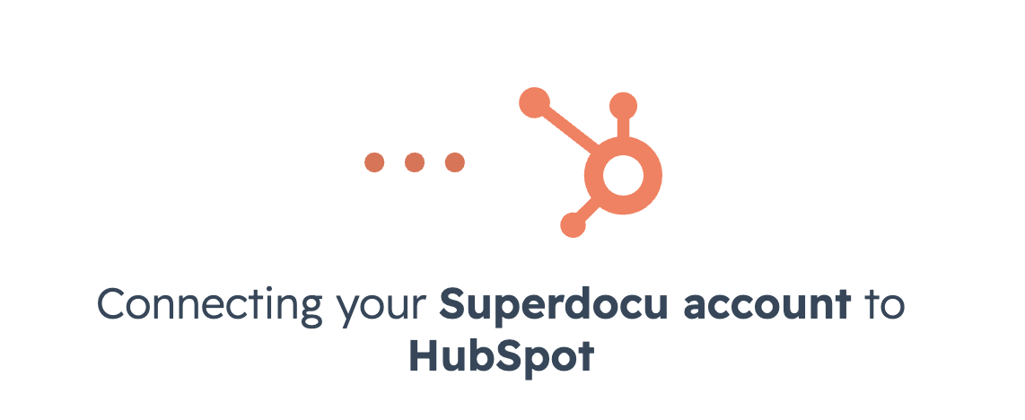 Connecting Superdocu to HubSpot integration