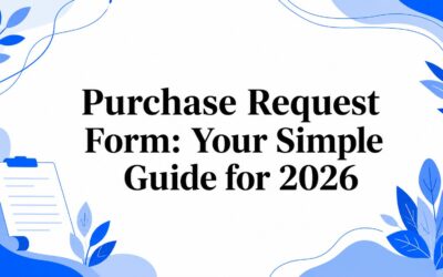Purchase Request Form: Your Simple Guide for 2026
