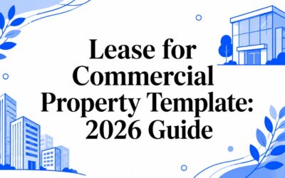 Lease for Commercial Property Template: 2026 Guide